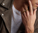 Atelium 18k Gold Round Snake Necklace