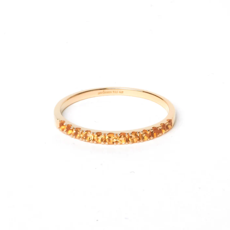 Atelium 18k Gold Citrine Band