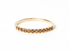 Atelium 18K Gold Smoky Quartz Band