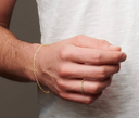 Atelium 18K Gold Smoky Quartz Band
