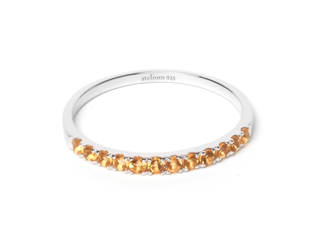 Atelium Silver Citrine Band