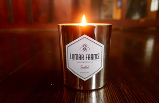 Lomar Farms Santal Beeswax Candle