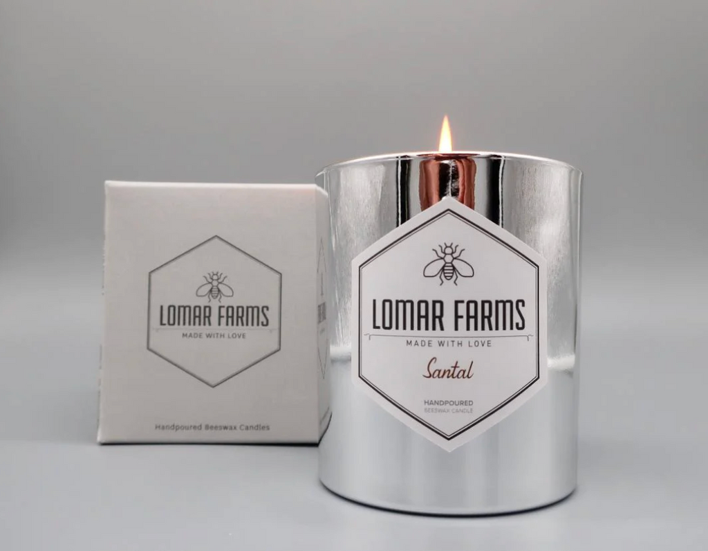 Lomar Farms Santal Beeswax Candle