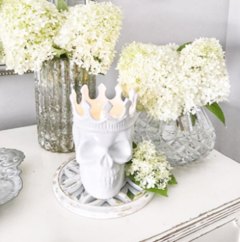 Thompson Ferrier Skull Candle