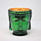 Thompson Ferrier Emerald Green Glass Buddha Candle